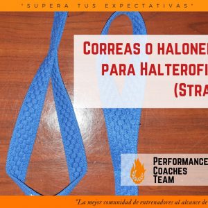 Correas o haloneras para Halterofilia (Weightlifting straps)