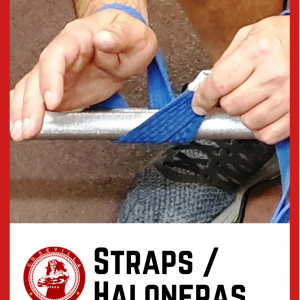Correas o haloneras para Halterofilia (Weightlifting straps)